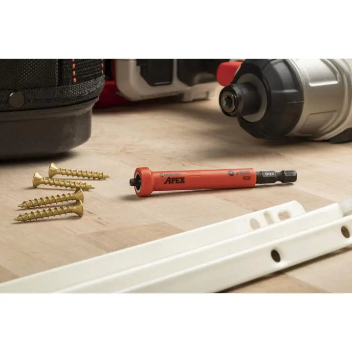 CRESCENT Set of 2 Square U-Guard Covered Impact Power Bit with Ring Magnet, PH2 x 3-1/2 in - GW CAUMB3BSQ2 Power Bit Set CRESCENT