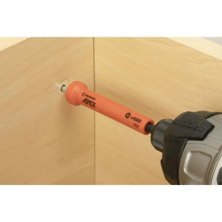 CRESCENT Set of 2 Square U-Guard Covered Impact Power Bit with Ring Magnet, PH2 x 3-1/2 in - GW CAUMB3BSQ2 Power Bit Set CRESCENT