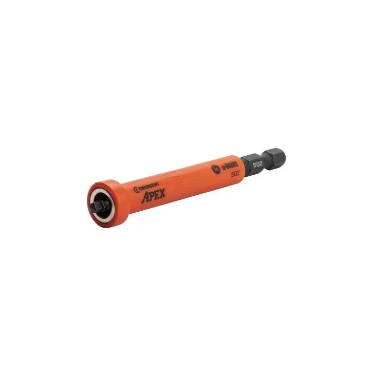 CRESCENT Set of 2 Square U-Guard Covered Impact Power Bit with Ring Magnet, PH2 x 3-1/2 in - GW CAUMB3BSQ2 Power Bit Set CRESCENT