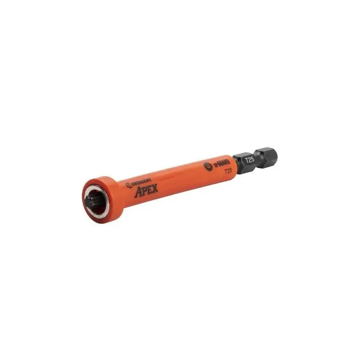 CRESCENT Set of 2 Torx U-Guard Covered Impact Power Bit with Ring Magnet, T25 x 3-1/2 in - GW CAUMB3BT25 Power Bit Set CRESCENT