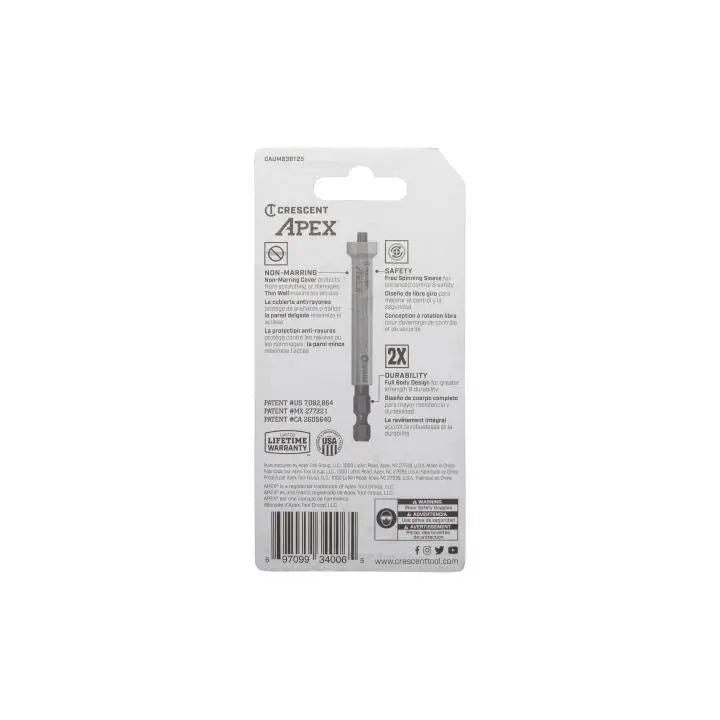 CRESCENT Set of 2 Torx U-Guard Covered Impact Power Bit with Ring Magnet, T25 x 3-1/2 in - GW CAUMB3BT25 Power Bit Set CRESCENT