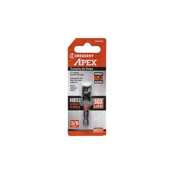 CRESCENT 3/8 in Drive Vortex Impact Socket Adapter - GW CAVAD224 Adapter CRESCENT
