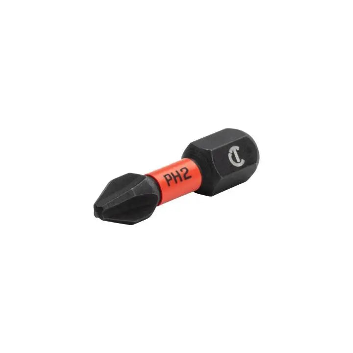 CRESCENT Set of 2 Phillips Vortex Impact Power Bit, PH2 x 1 in - GW CAVB1PH2-2 Power Bit Set CRESCENT