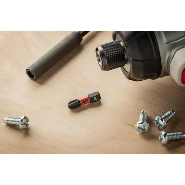 CRESCENT Set of 25 Phillips Vortex Impact Power Bit, PH3 x 1 in - GW CAVB1PH3-25 Power Bit Set CRESCENT