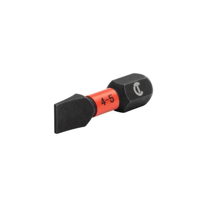 CRESCENT Set of 2 Slotted Vortex Impact Power Bit, 4 - 5 x 1 in - GW CAVB1SL4-5-2 Power Bit Set CRESCENT