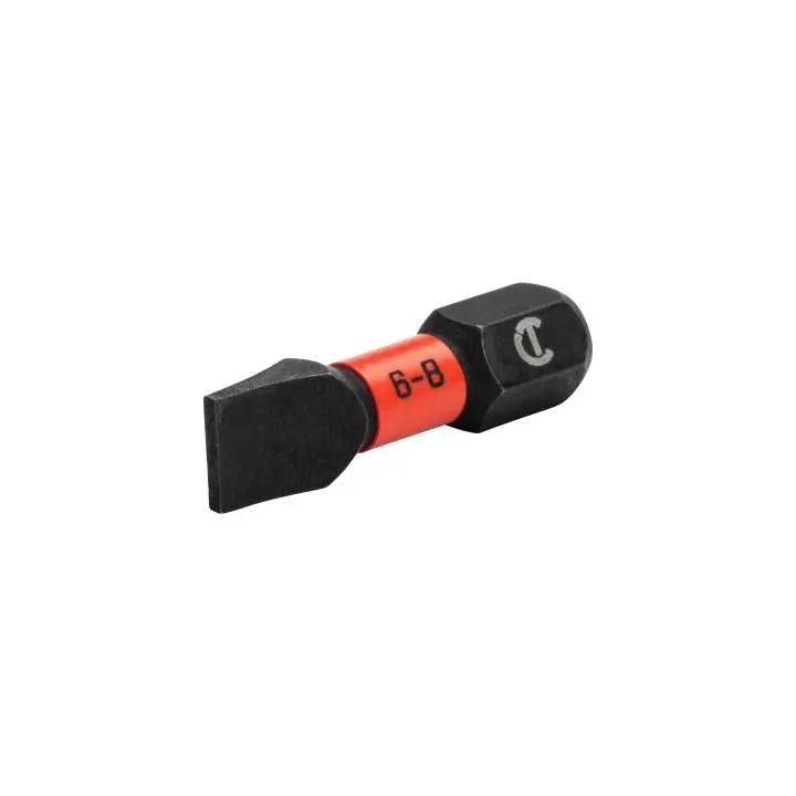 CRESCENT Set of 2 Slotted Vortex Impact Power Bit, 6 - 8 x 1 in - GW CAVB1SL6-8-2 Power Bit Set CRESCENT