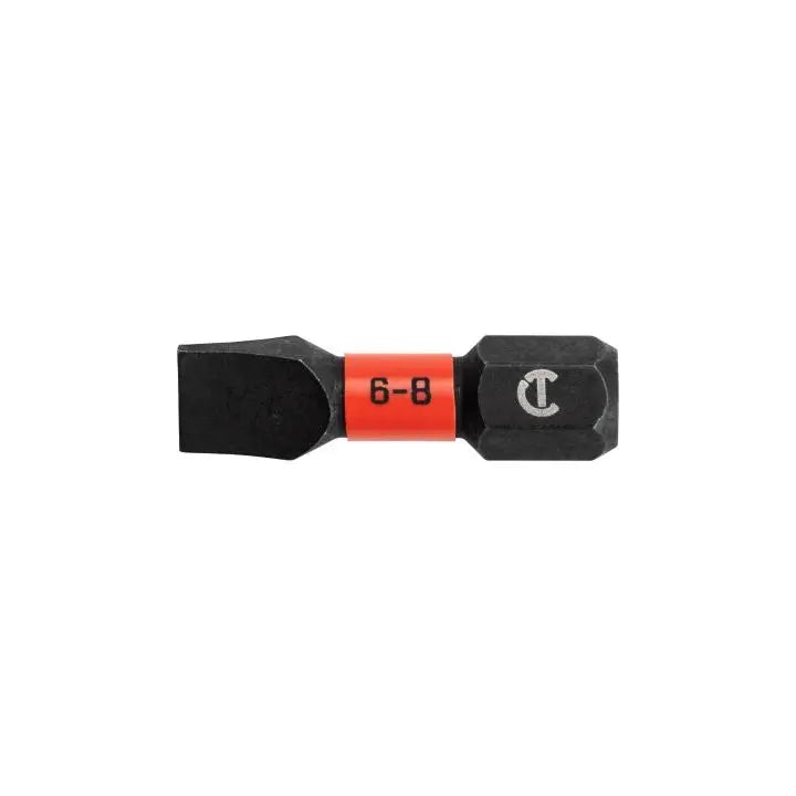 CRESCENT Set of 2 Slotted Vortex Impact Power Bit, 6 - 8 x 1 in - GW CAVB1SL6-8-2 Power Bit Set CRESCENT