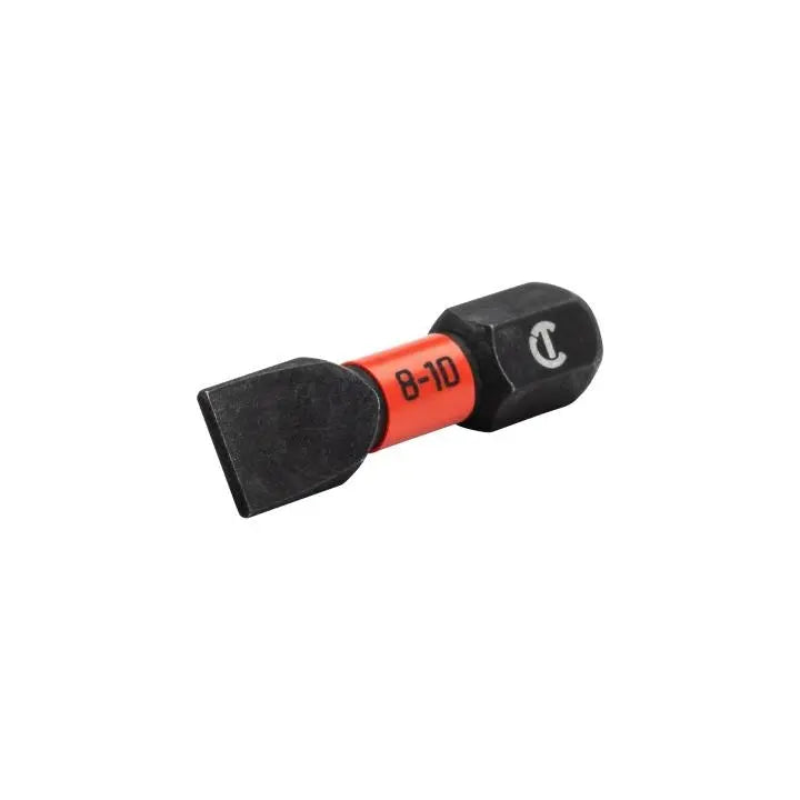 CRESCENT Set of 2 Slotted Vortex Impact Power Bit, 8 - 10 x 1 in - GW CAVB1SL8-10-2 Power Bit Set CRESCENT