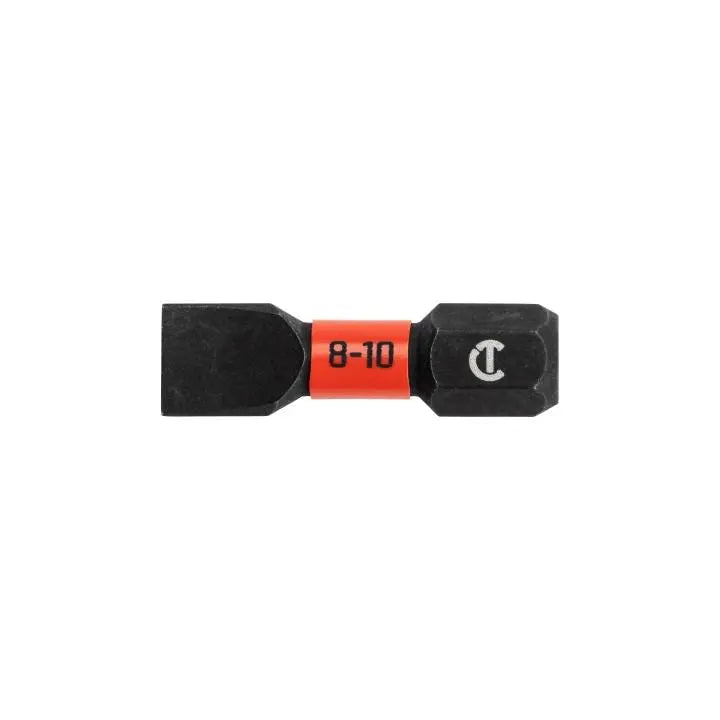 CRESCENT Set of 2 Slotted Vortex Impact Power Bit, 8 - 10 x 1 in - GW CAVB1SL8-10-2 Power Bit Set CRESCENT