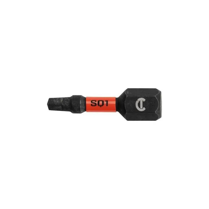 CRESCENT Set of 25 Square Vortex Impact Power Bit, PH1 x 1 in - GW CAVB1SQ1-25 Power Bit Set CRESCENT
