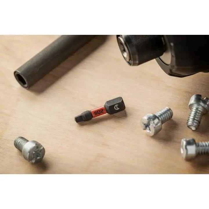 CRESCENT Set of 2 Square Vortex Impact Power Bit, PH2 x 1 in - GW CAVB1SQ2-2 Power Bit Set CRESCENT