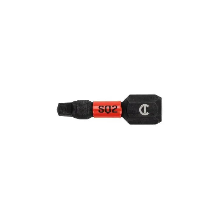 CRESCENT Set of 2 Square Vortex Impact Power Bit, PH2 x 1 in - GW CAVB1SQ2-2 Power Bit Set CRESCENT