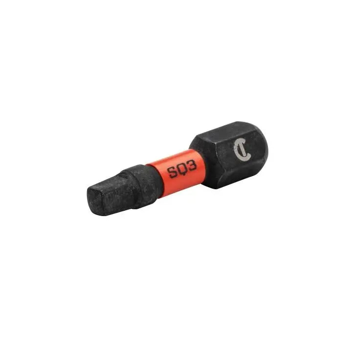 CRESCENT Set of 25 Square Vortex Impact Power Bit, PH3 x 1 in - GW CAVB1SQ3-25 Power Bit Set CRESCENT