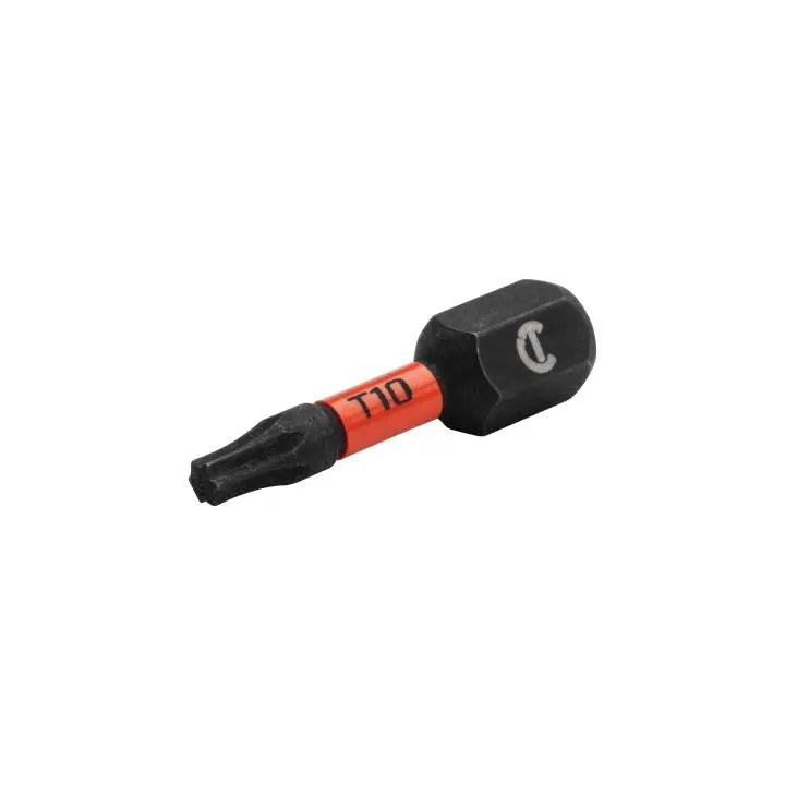 CRESCENT Set of 25 Torx Vortex Impact Power Bit, T10 x 1 in - GW CAVB1T10-25 Power Bit Set CRESCENT