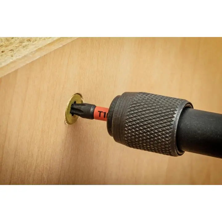 CRESCENT Set of 25 Torx Vortex Impact Power Bit, T10 x 1 in - GW CAVB1T10-25 Power Bit Set CRESCENT