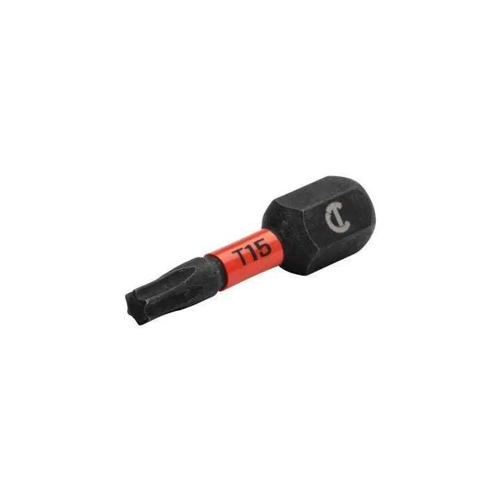 CRESCENT Set of 2 Torx Vortex Impact Power Bit, T15 x 1 in - GW CAVB1T15-2 Power Bit Set CRESCENT