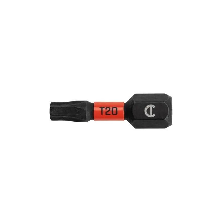 CRESCENT Set of 2 Torx Vortex Impact Power Bit, T20 x 1 in - GW CAVB1T20-2 Power Bit Set CRESCENT