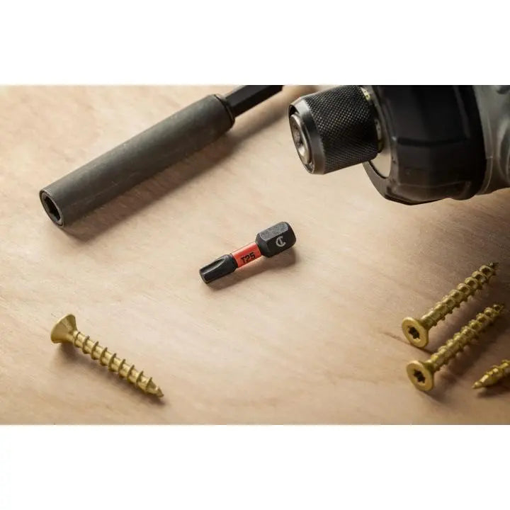 CRESCENT Set of 2 Torx Vortex Impact Power Bit, T25 x 1 in - GW CAVB1T25-2 Power Bit Set CRESCENT