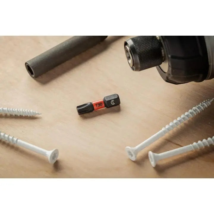CRESCENT Set of 25 Torx Vortex Impact Power Bit, T30 x 1 in - GW CAVB1T30-25 Power Bit Set CRESCENT