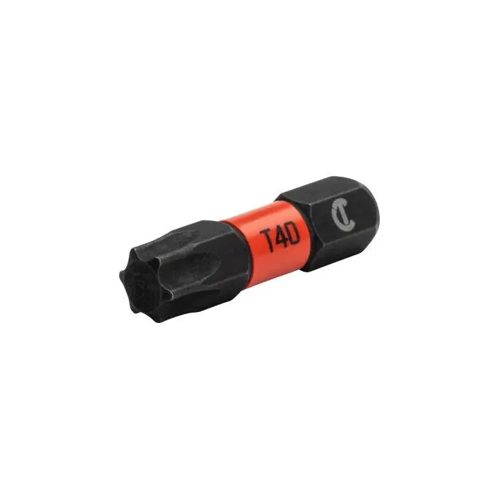 CRESCENT Set of 2 Torx Vortex Impact Power Bit, T40 x 1 in - GW CAVB1T40-2 Power Bit Set CRESCENT