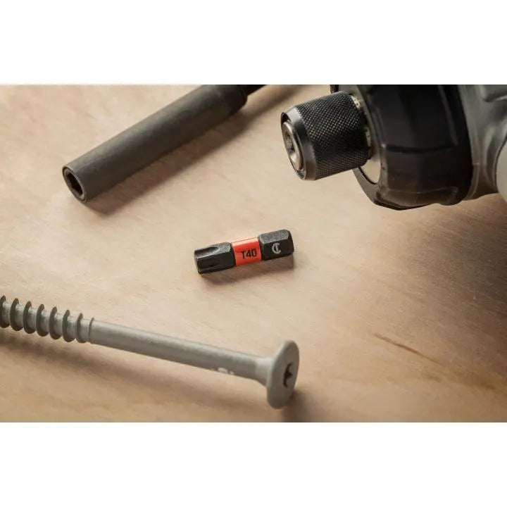 CRESCENT Set of 25 Torx Vortex Impact Power Bit, T40 x 1 in - GW CAVB1T40-25 Power Bit Set CRESCENT