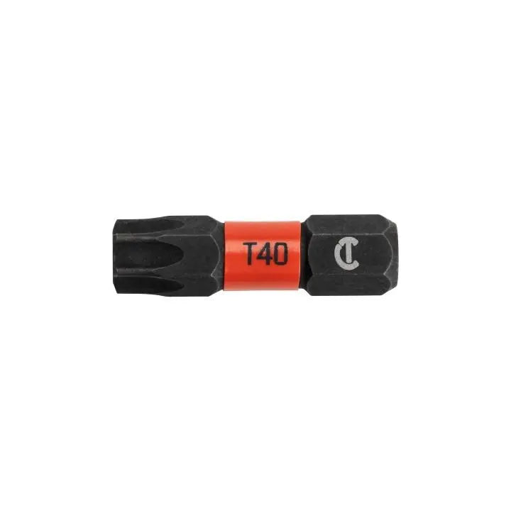 CRESCENT Set of 2 Torx Vortex Impact Power Bit, T40 x 1 in - GW CAVB1T40-2 Power Bit Set CRESCENT