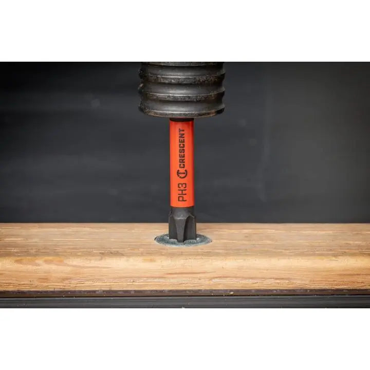 CRESCENT Set of 2 Phillips Vortex Impact Power Bit, PH3 x 2 in - GW CAVB2PH3-2 Power Bit Set CRESCENT