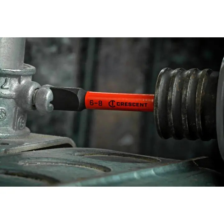 CRESCENT Set of 25 Slotted Vortex Impact Power Bit, 6 - 8 x 2 in - GW CAVB2SL6-8-25 Power Bit Set CRESCENT