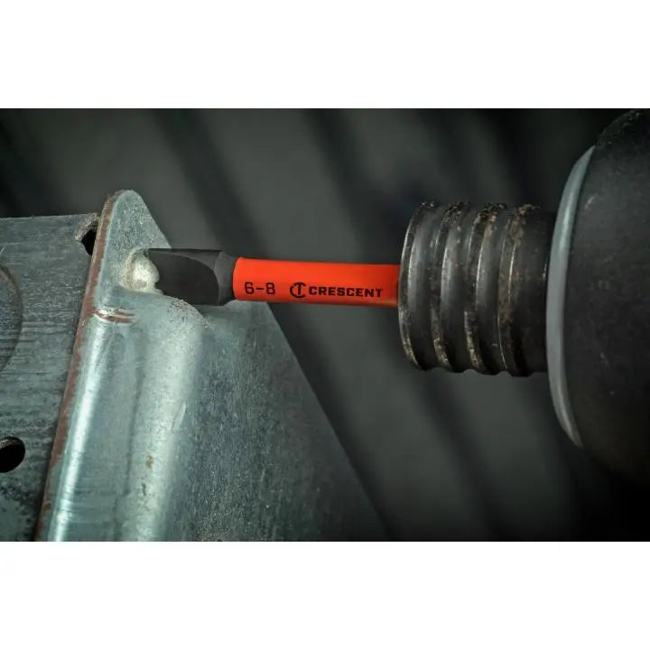 CRESCENT Set of 25 Slotted Vortex Impact Power Bit, 6 - 8 x 2 in - GW CAVB2SL6-8-25 Power Bit Set CRESCENT