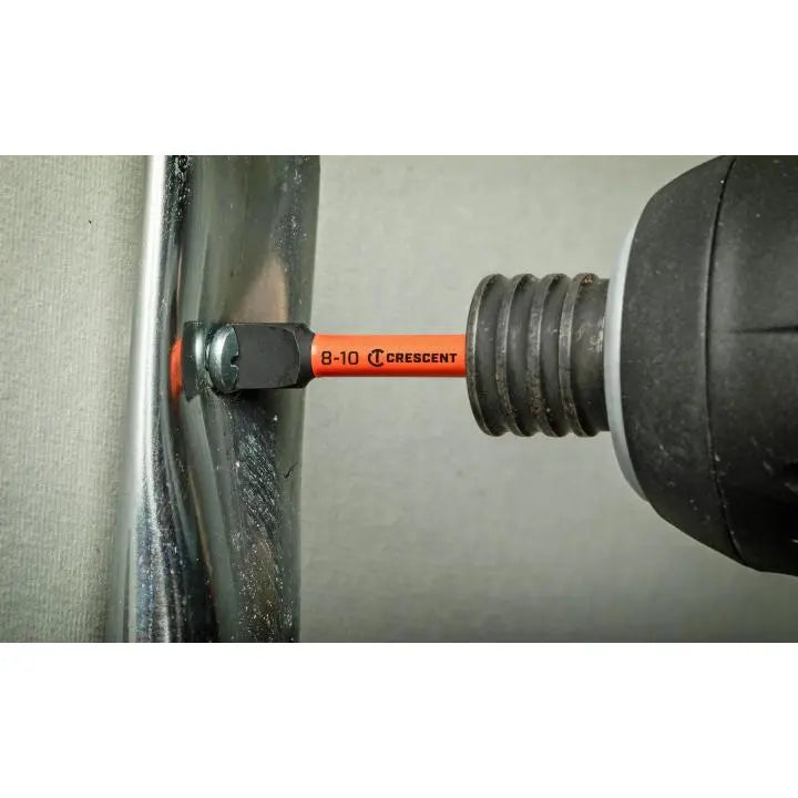 CRESCENT Set of 25 Slotted Vortex Impact Power Bit, 8 - 10 x 2 in - GW CAVB2SL8-10-25 Power Bit Set CRESCENT