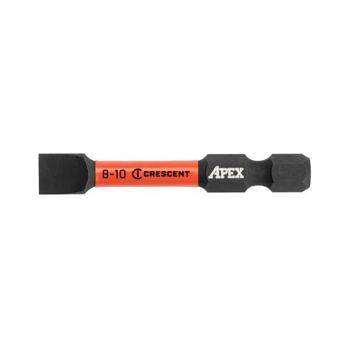 CRESCENT Set of 25 Slotted Vortex Impact Power Bit, 8 - 10 x 2 in - GW CAVB2SL8-10-25 Power Bit Set CRESCENT