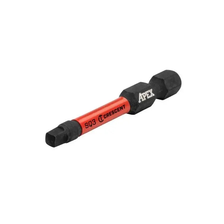 CRESCENT Set of 25 Square Vortex Impact Power Bit, PH3 x 2 in - GW CAVB2SQ3-25 Power Bit Set CRESCENT