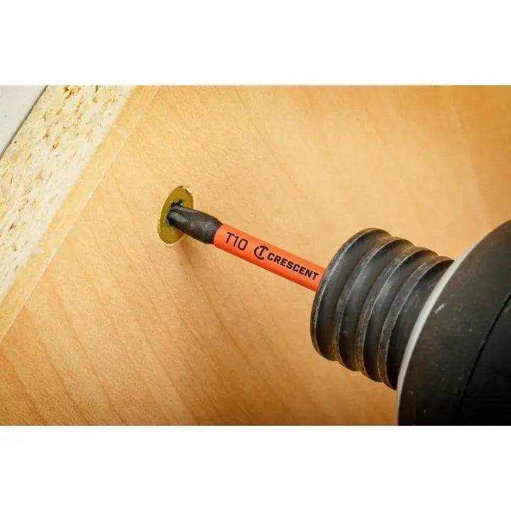 CRESCENT Set of 2 Torx Vortex Impact Power Bit, T10 x 2 in - GW CAVB2T10-2 Power Bit Set CRESCENT