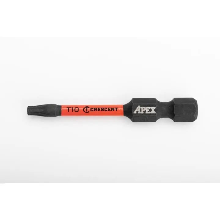 CRESCENT Set of 2 Torx Vortex Impact Power Bit, T10 x 2 in - GW CAVB2T10-2 Power Bit Set CRESCENT