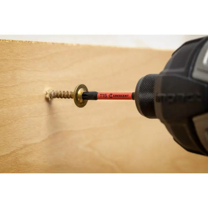 CRESCENT Set of 2 Torx Vortex Impact Power Bit, T15 x 2 in - GW CAVB2T15-2 Power Bit Set CRESCENT
