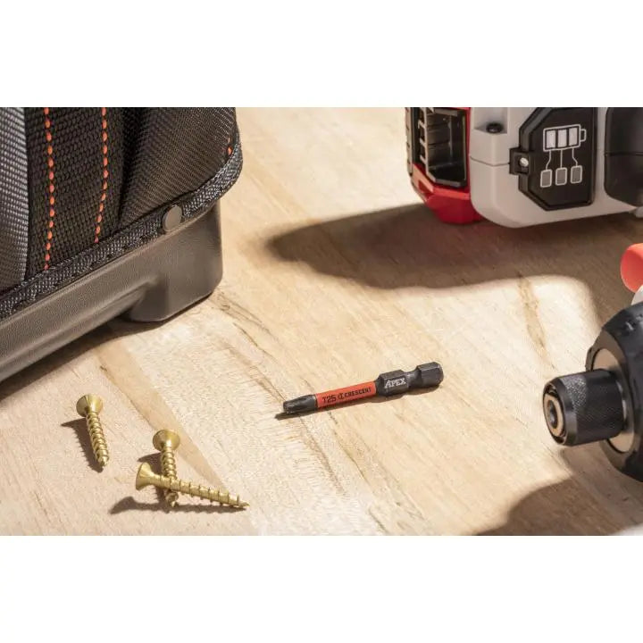 CRESCENT Set of 2 Torx Vortex Impact Power Bit, T25 x 2 in - GW CAVB2T25-2 Power Bit Set CRESCENT
