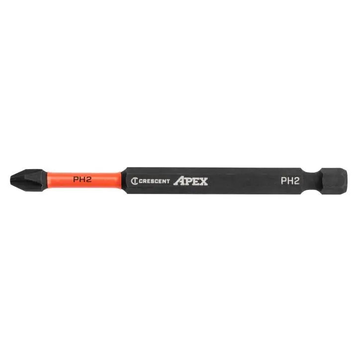 CRESCENT #2 x 3-1/2" Phillips VORTEX Impact Power Bit - 25 Pack - CAVB3PH2-25 CRESCENT