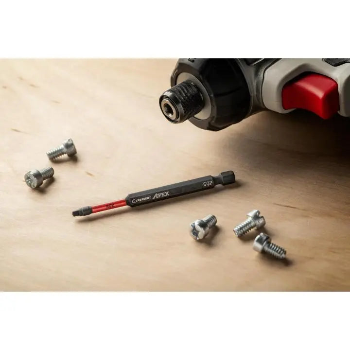 CRESCENT Set of 2 Square Vortex Impact Power Bit, PH2 x 3-1/2 in - GW CAVB3BSQ2 Power Bit Set CRESCENT