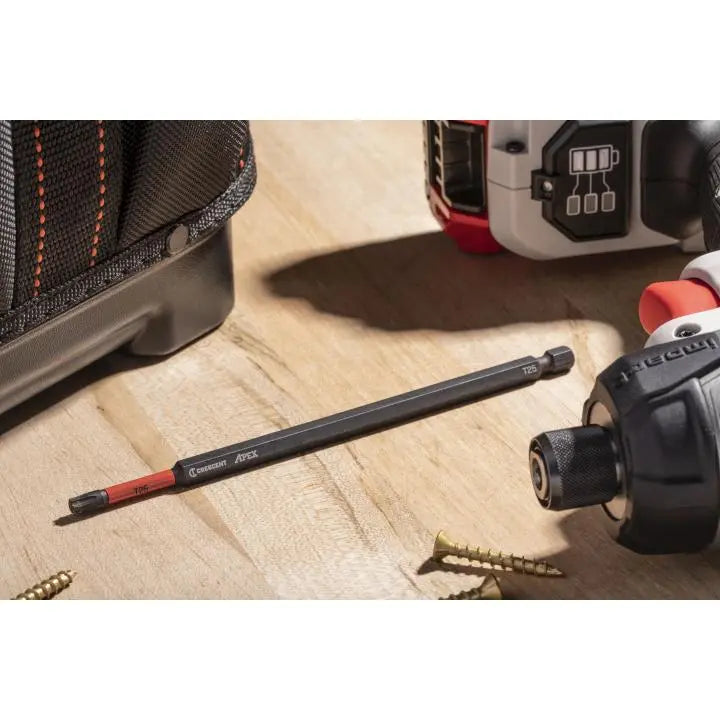 CRESCENT Torx Vortex Impact Power Bit, T25 x 6 in - GW CAVB6T25 Power Bit CRESCENT