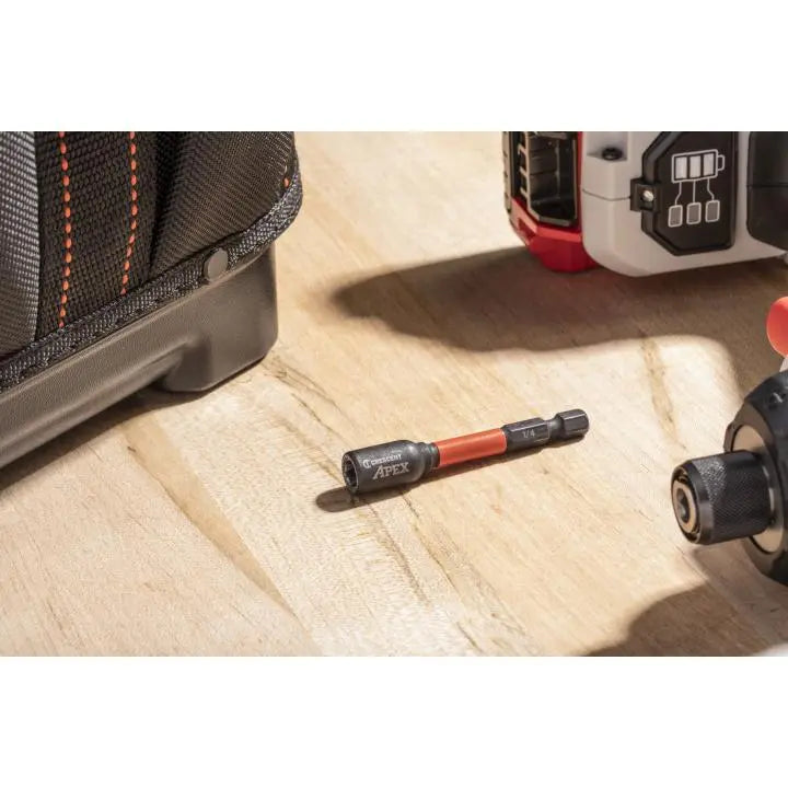 CRESCENT Set of 25 Vortex Magnetic Nutsetter, 1/4 in x 2-1/2 in - GW CAVN2DHX16-25 Nutsetter Set CRESCENT