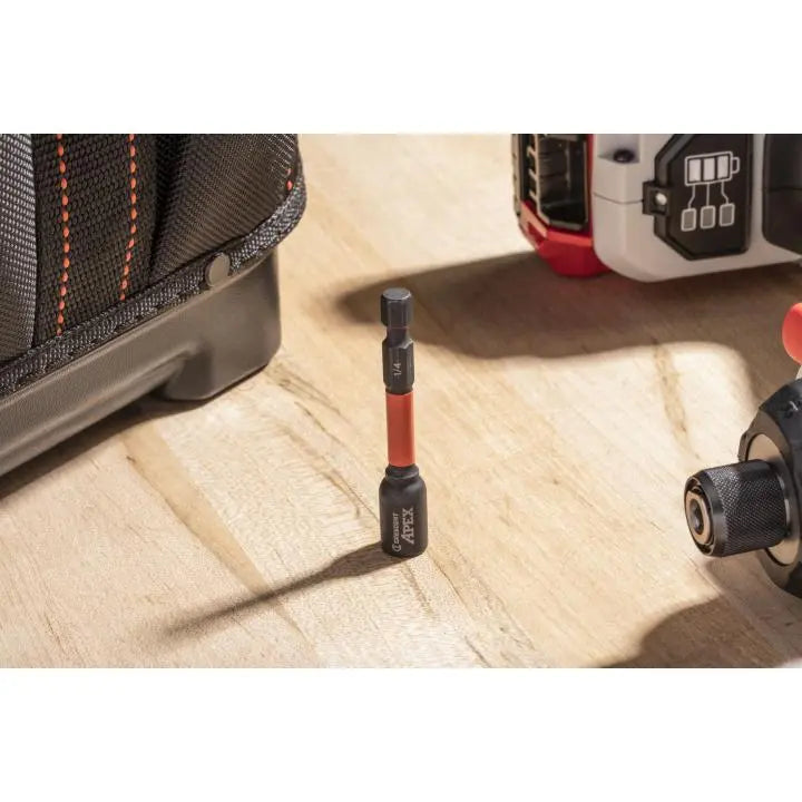 CRESCENT Set of 25 Vortex Magnetic Nutsetter, 1/4 in x 2-1/2 in - GW CAVN2DHX16-25 Nutsetter Set CRESCENT