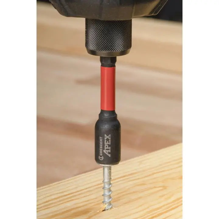 CRESCENT Set of 25 Vortex Magnetic Nutsetter, 1/4 in x 2-1/2 in - GW CAVN2DHX16-25 Nutsetter Set CRESCENT