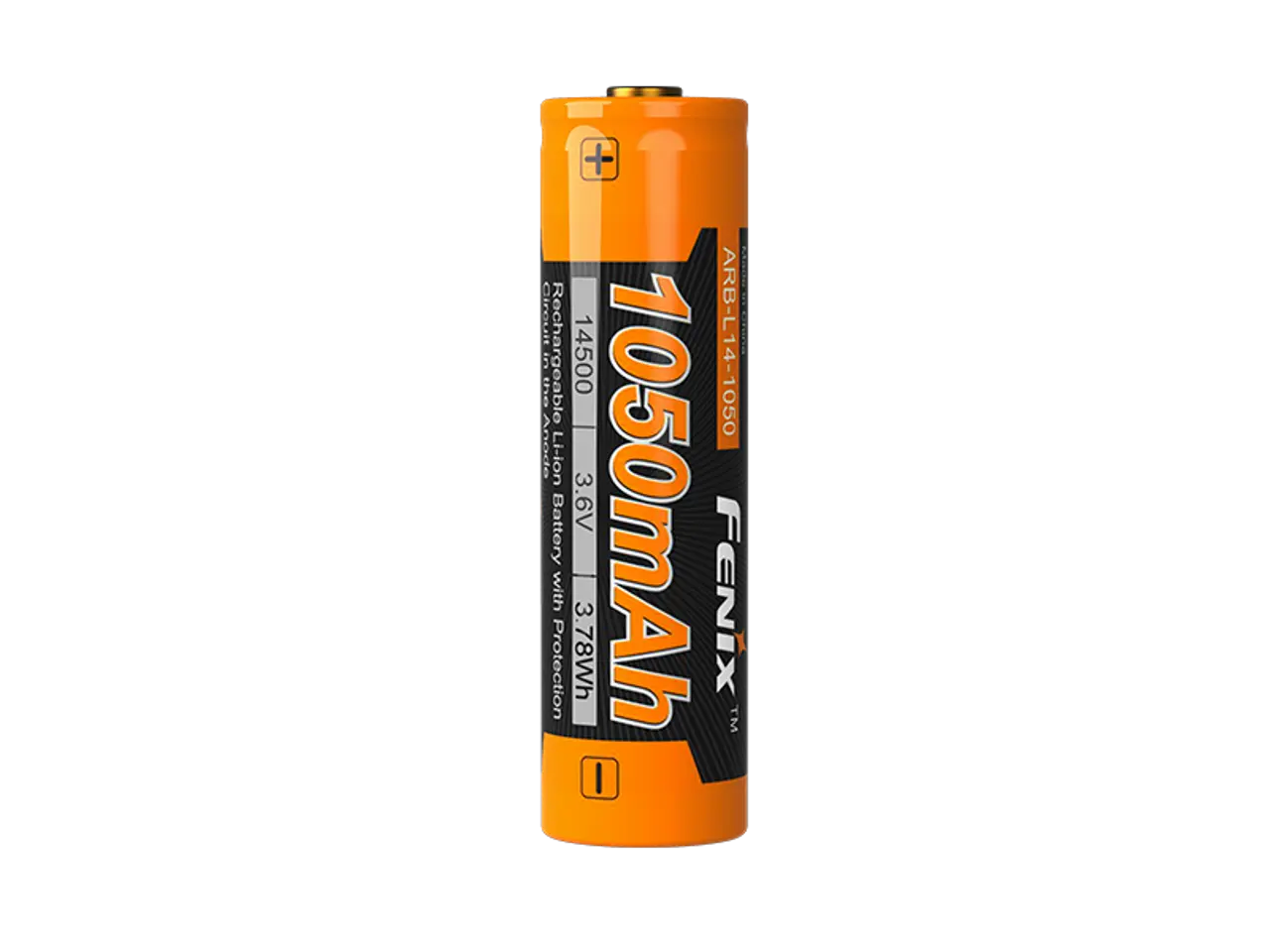 Fenix 14500 Rechargeable Battery, 1050mAh - F FX-ARBL141050 Fenix