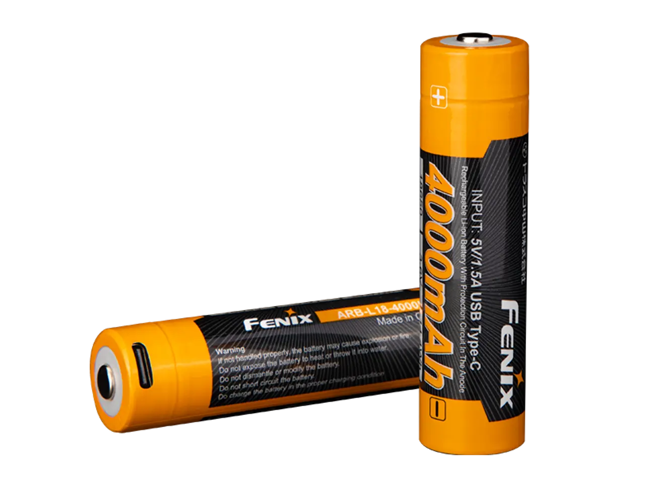 Fenix 18650 USB Rechargeable Battery, 4000mAh - F FX-ARBL184000U Fenix