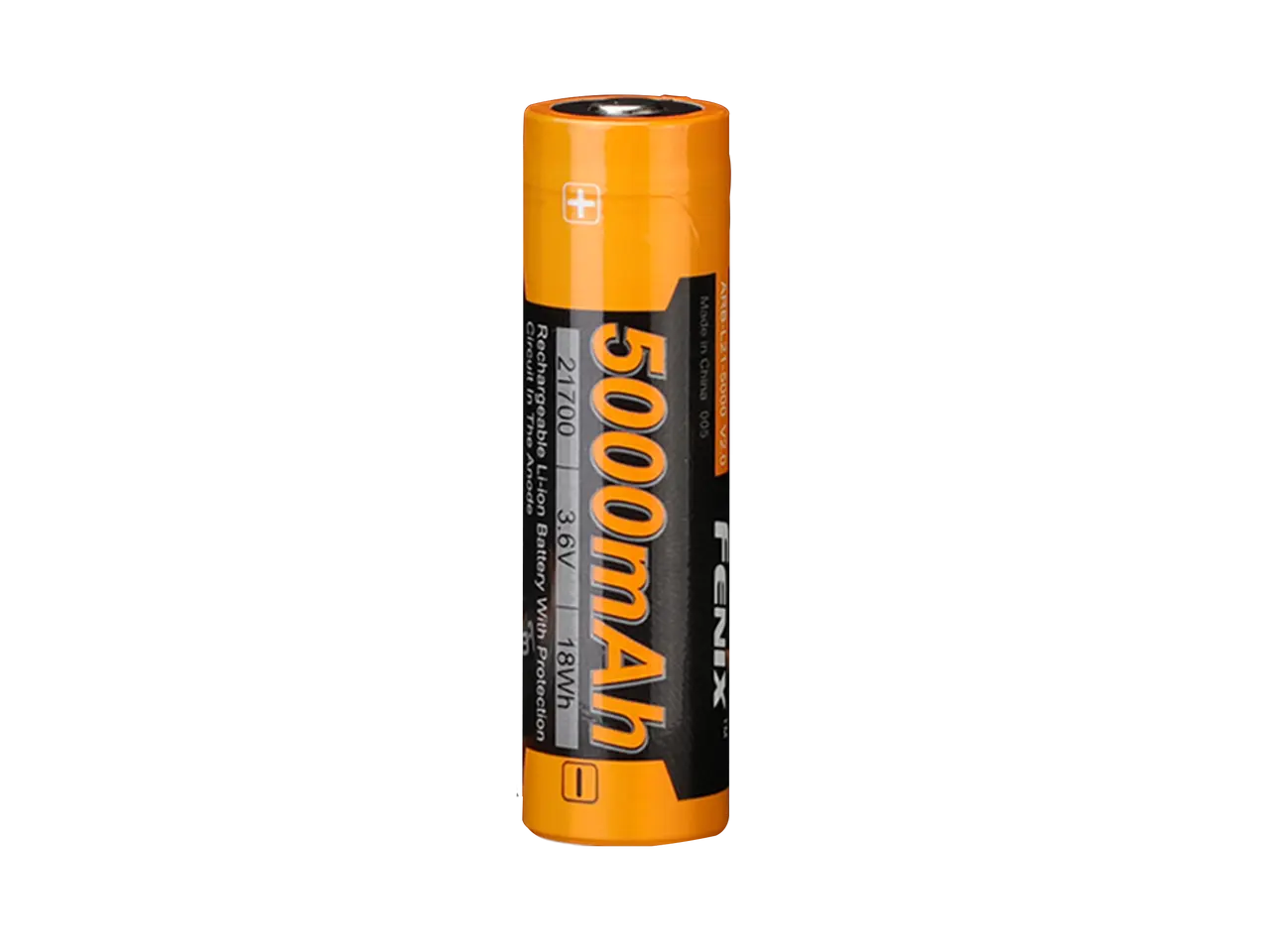 Fenix 21700 Rechargeable Battery, 5000mAh - F FX-ARBL215000v2 Fenix