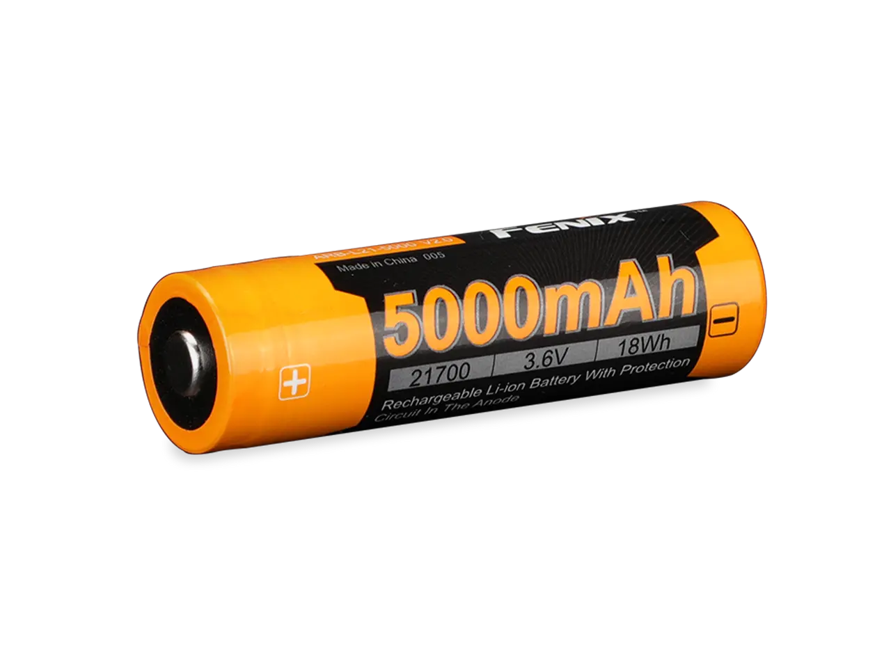 Fenix 21700 Rechargeable Battery, 5000mAh - F FX-ARBL215000v2 Fenix