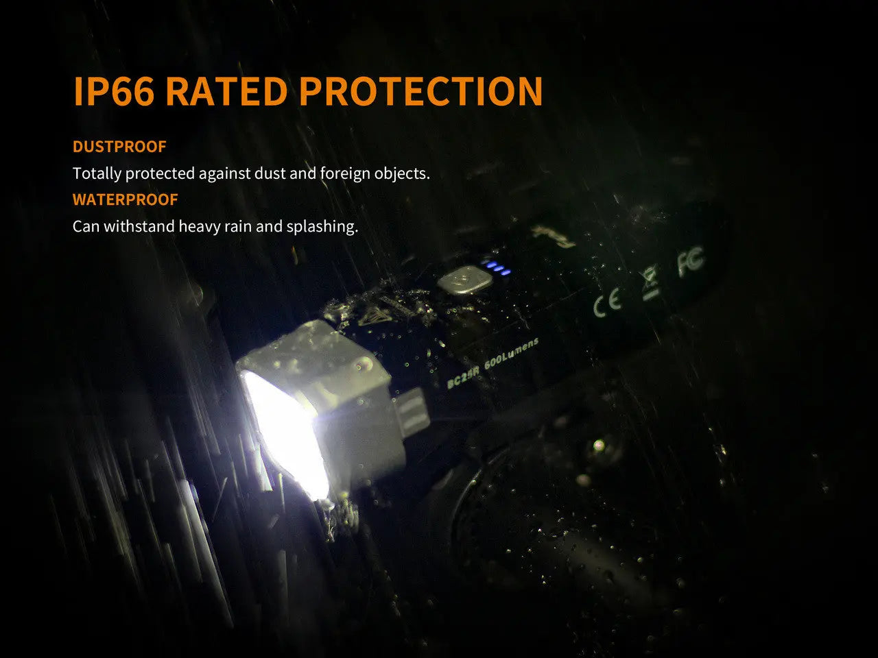 Fenix 600 Lumen Rechargeable Bike Light - F FX-BC25R Fenix