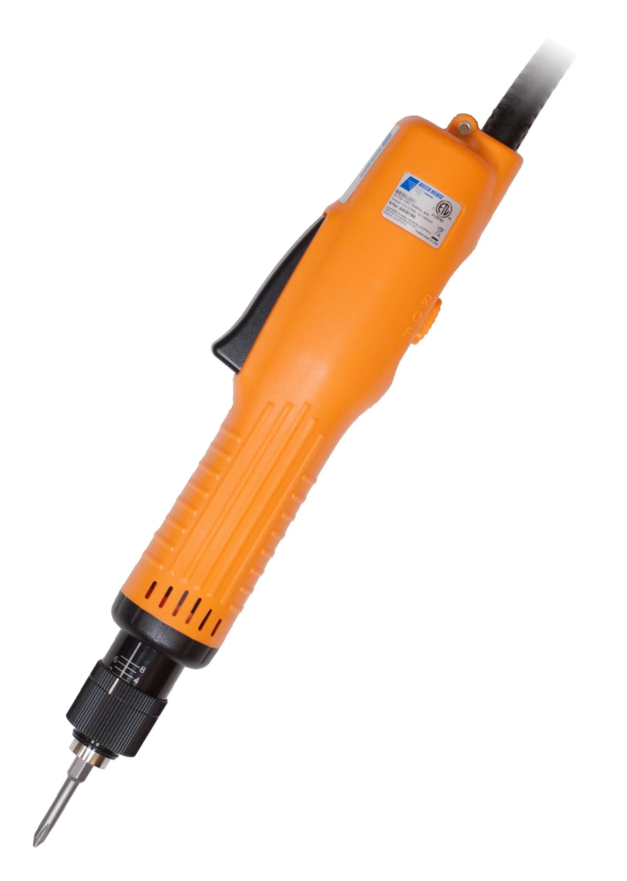 Delta Regis BESL302 | BESL3 Series 120VAC Direct Plug In Screwdriver, 1.47-4.41Nm/17.4-43.4 In.Lbs, 1000 RPM, Lever Delta Regis