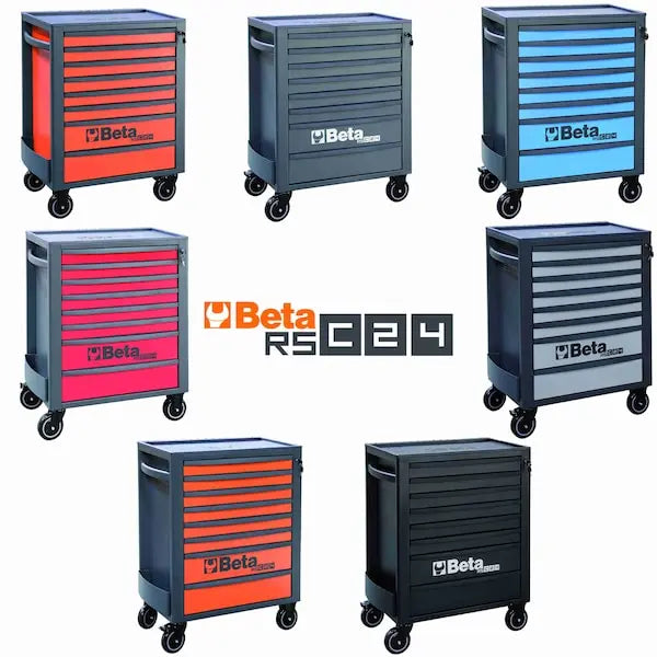 Beta Tools RSC24 8-Drawers Heavy Duty Rolling Tool Cabinet - BT 024004681 Beta Tools
