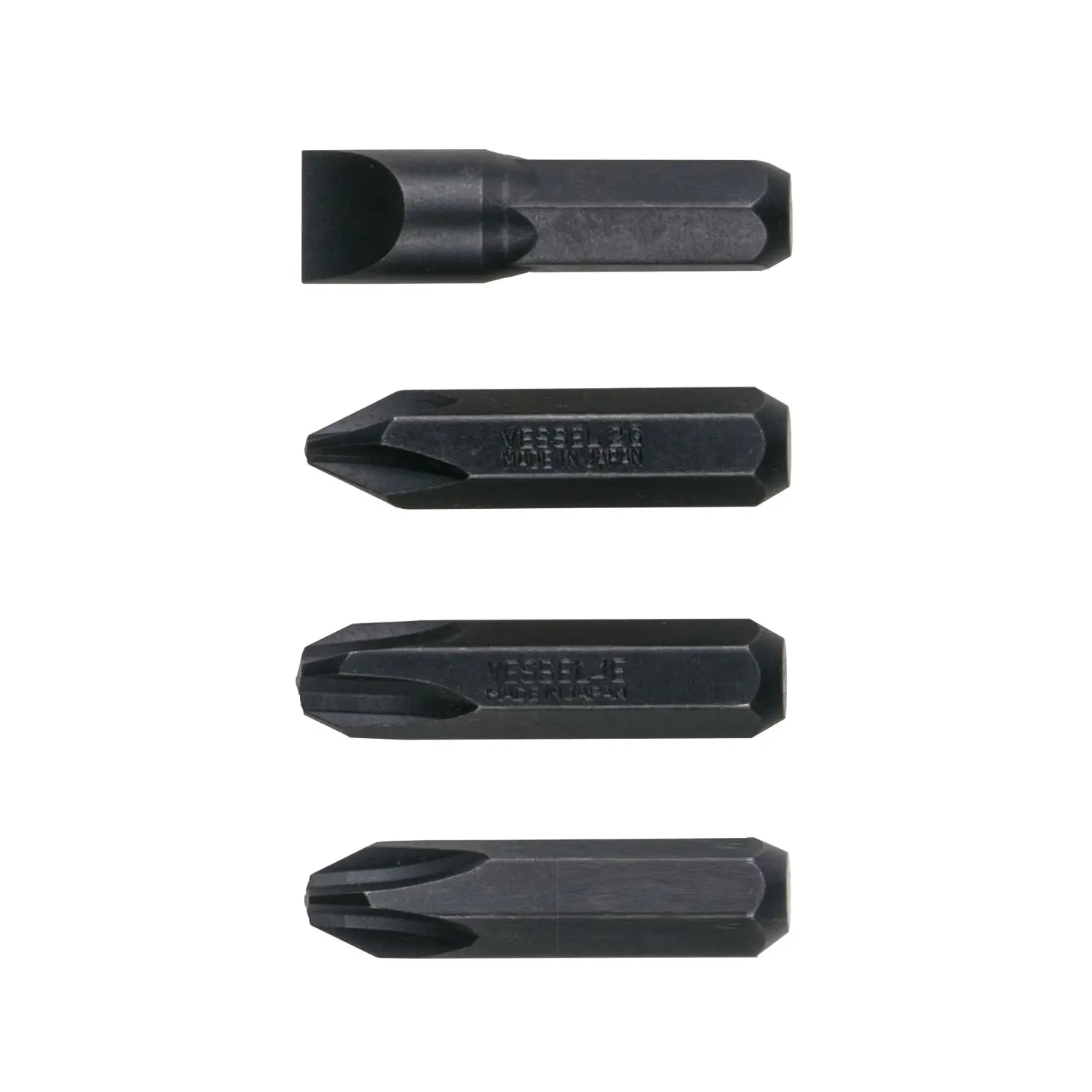 Vessel Tools Set of 4 Impact Driver Bit - VL C51MIXP4